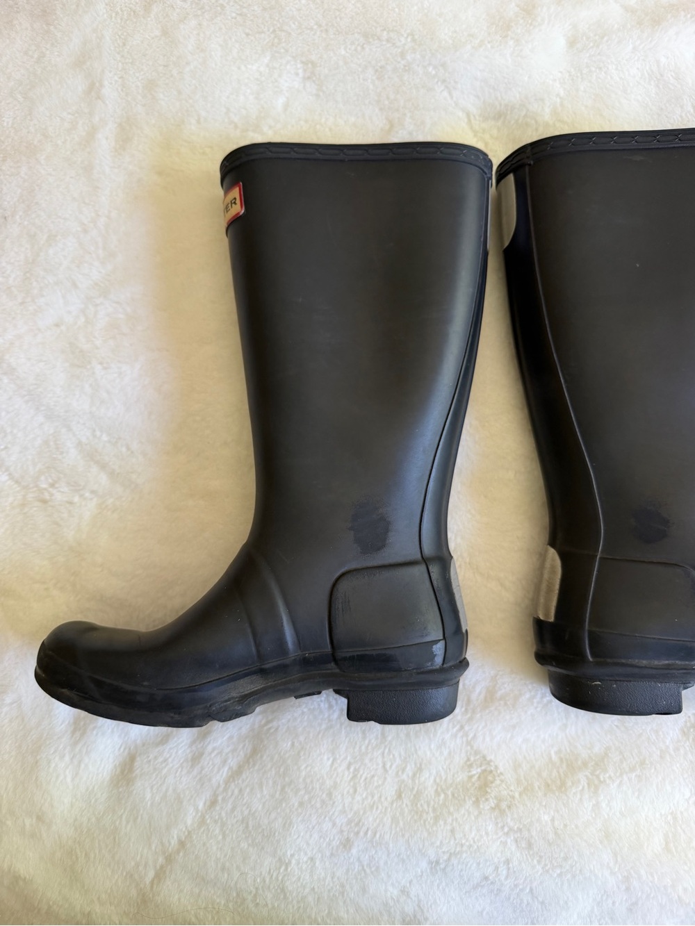 Hunter Boots Black Tall Girl’s Size 3 - Picture 5 of 14